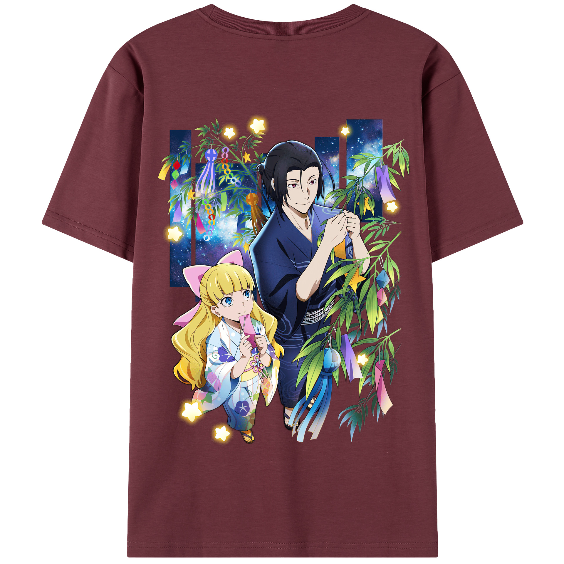（画像用） 文豪ストレイドッグス Bungo Stray Dogs 綿100％半袖Tシャツ（背面プリント）